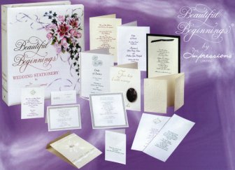 Personalised wedding stationery